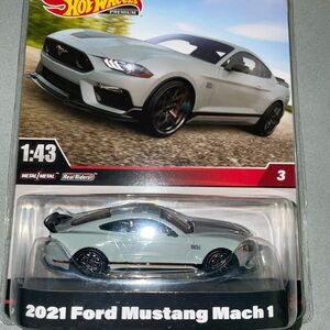 Hot Wheels 2021 Ford Mustang Mach 1 Toy Car - Gray